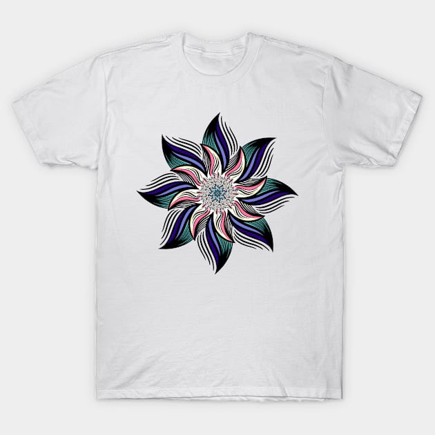 Growth Floral Design T-Shirt by NMartworks